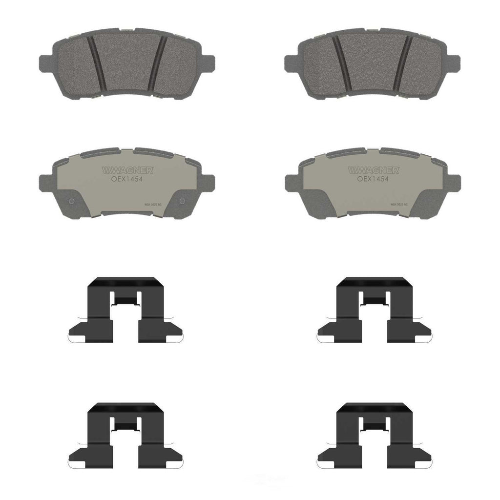Frt Premium Ceramic Brake Pads  Wagner  OEX1454