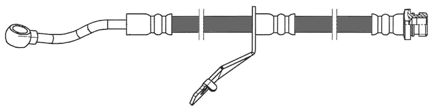 Frt Brake Hose  Centric Parts  150.50060