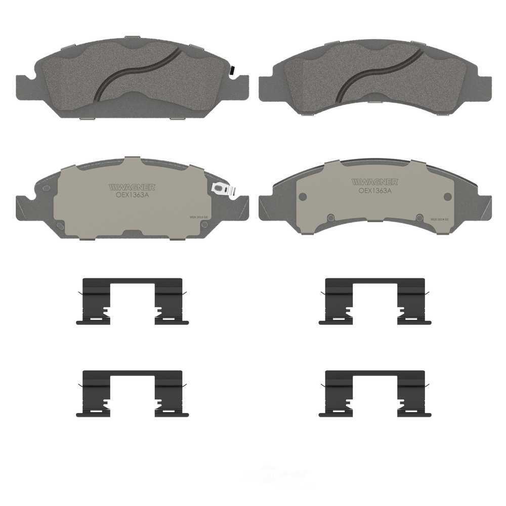 Frt Premium Ceramic Brake Pads  Wagner  OEX1363A