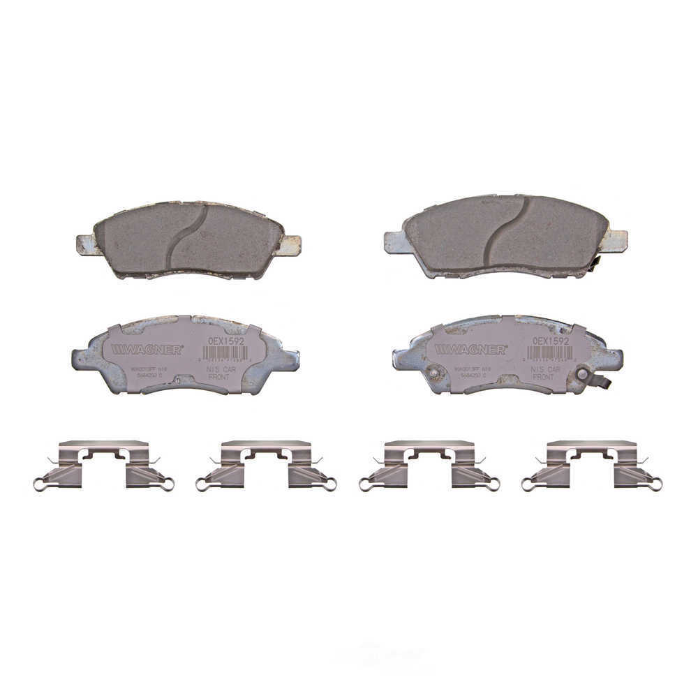 Frt Premium Ceramic Brake Pads  Wagner  OEX1592