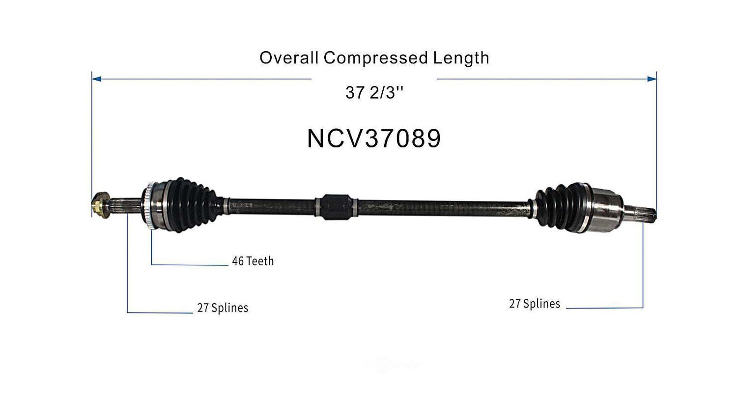 Right New CV Complete Assy   GSP North America   NCV37089