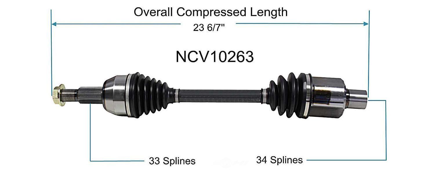 Right New CV Complete Assy   GSP North America   NCV10263