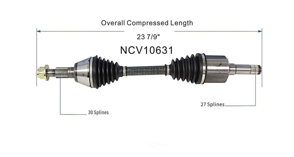 Left New CV Complete Assy   GSP North America   NCV10631