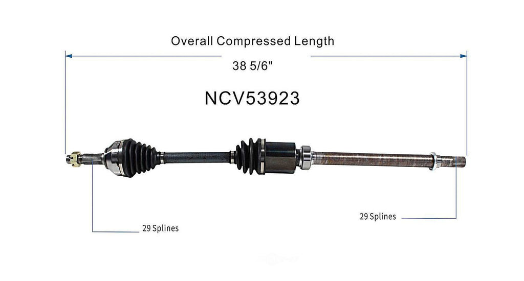 Right New CV Complete Assy   GSP North America   NCV53923