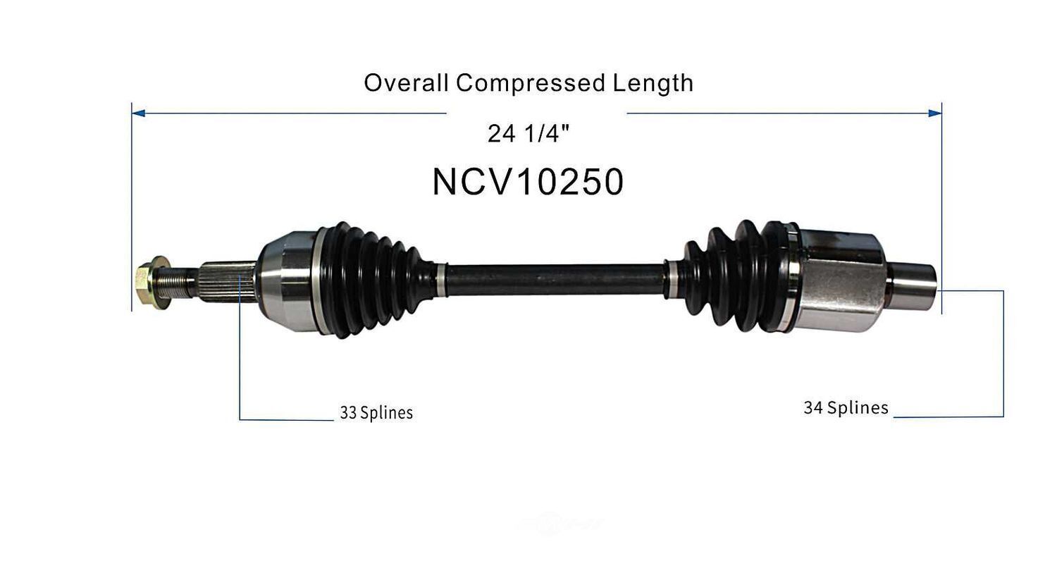 Right New CV Complete Assy   GSP North America   NCV10250