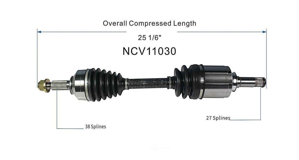 Left New CV Complete Assy   GSP North America   NCV11030