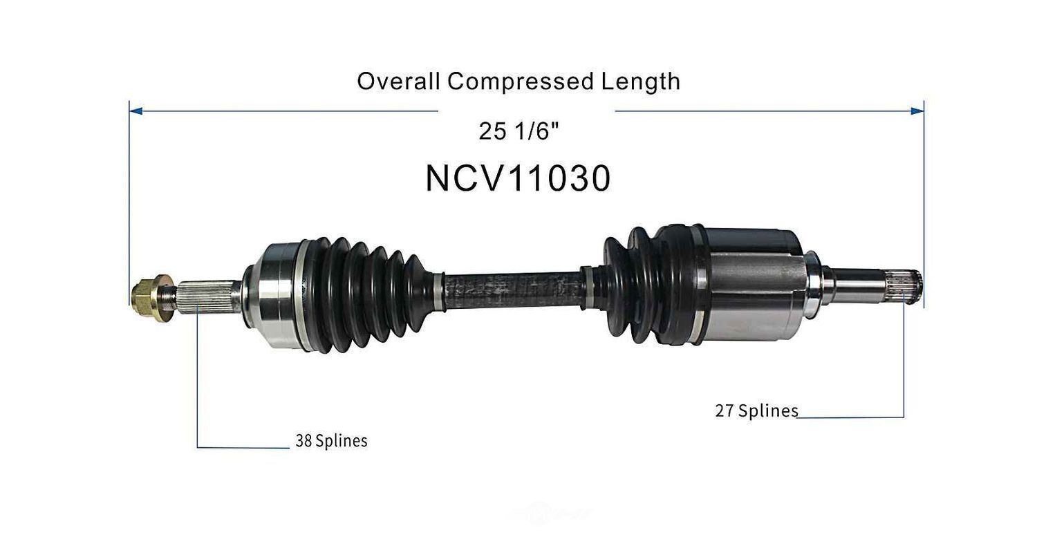 Left New CV Complete Assy   GSP North America   NCV11030