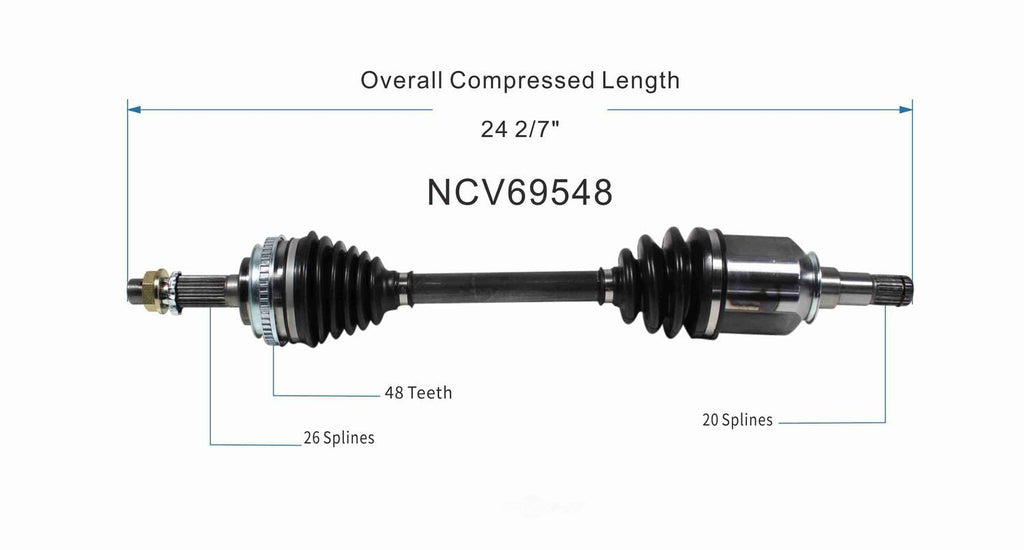 Left New CV Complete Assy   GSP North America   NCV69548