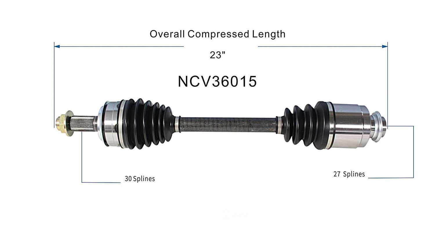 Right New CV Complete Assy   GSP North America   NCV36015