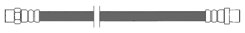 Rr Brake Hose  Centric Parts  150.34307