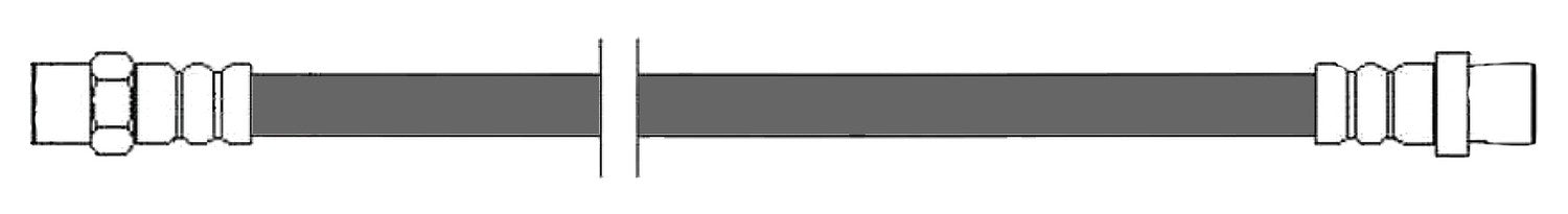 Rr Brake Hose  Centric Parts  150.34307