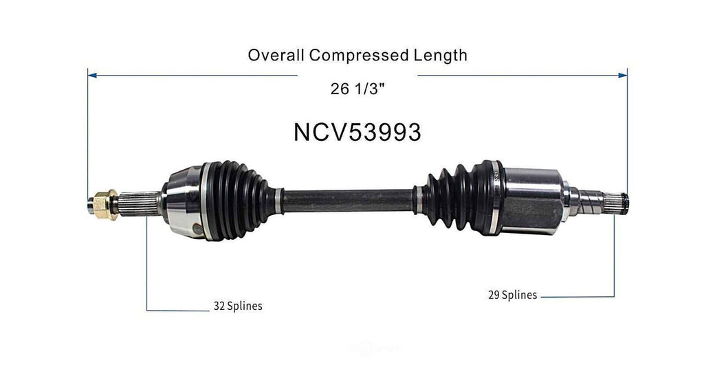 Left New CV Complete Assy   GSP North America   NCV53993