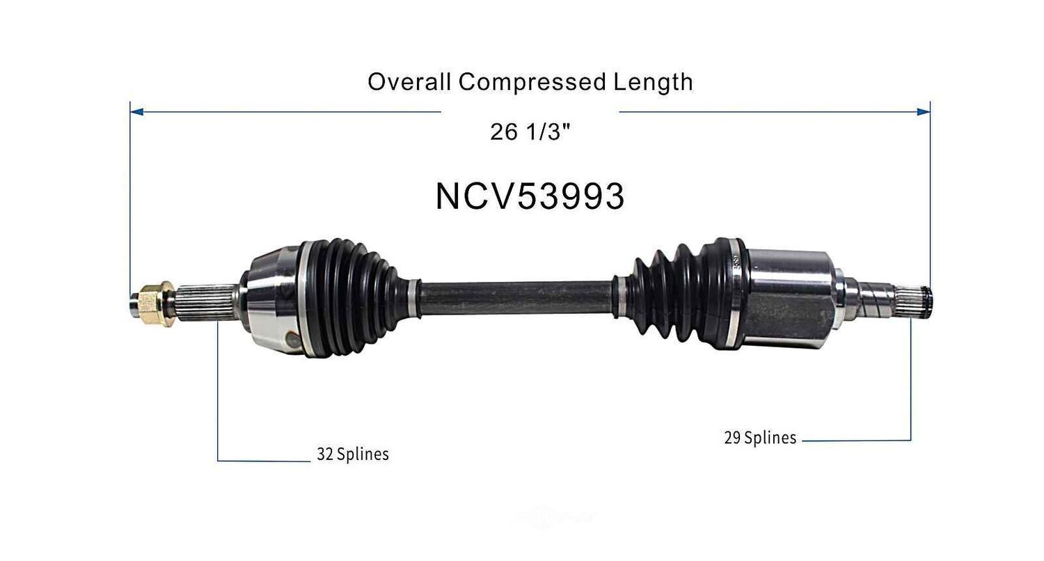 Left New CV Complete Assy   GSP North America   NCV53993