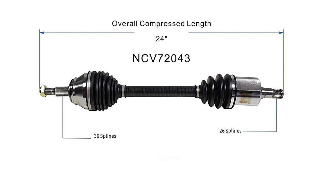 Left New CV Complete Assy   GSP North America   NCV72043
