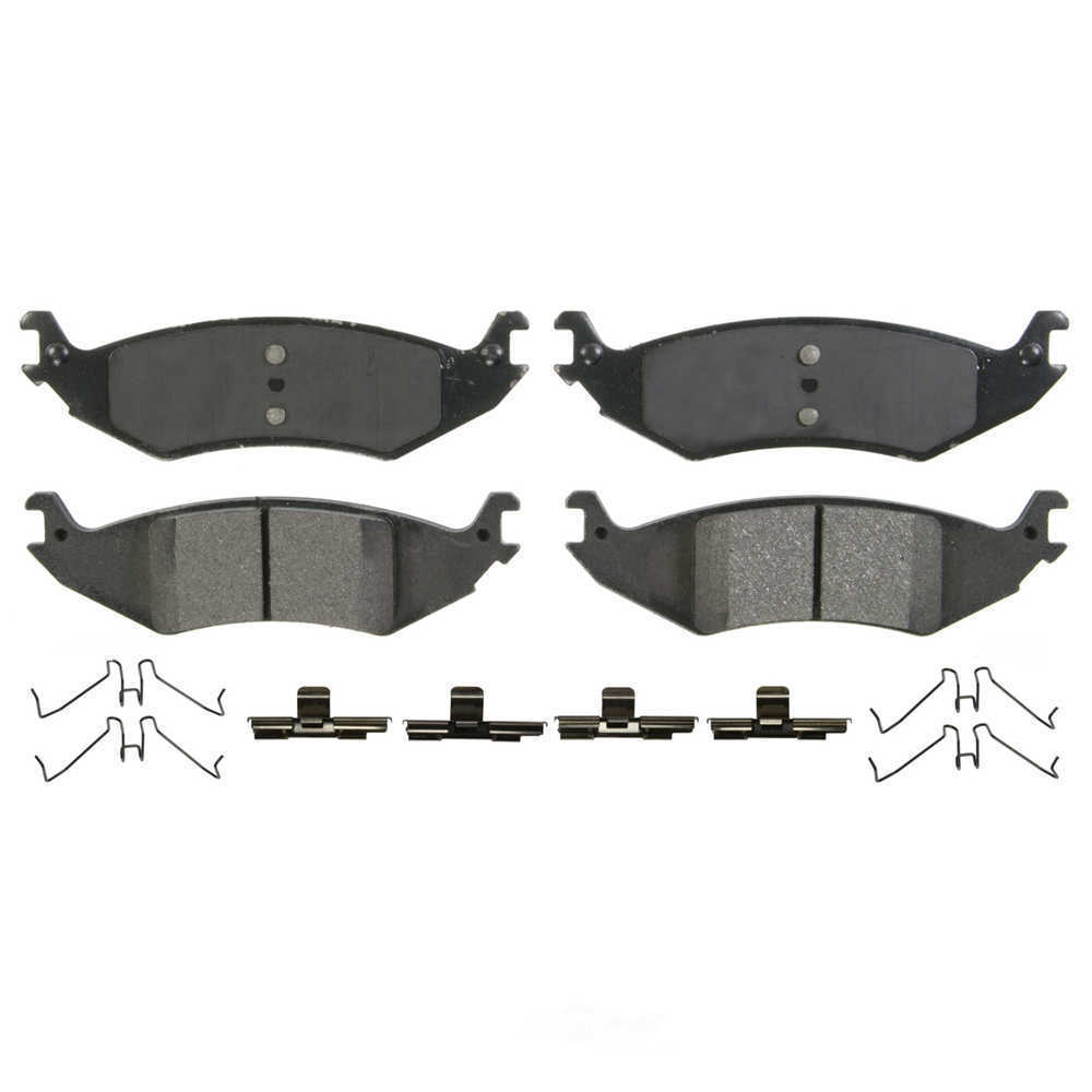 Rr Semi-Met Brake Pads  Wagner  ZX1046
