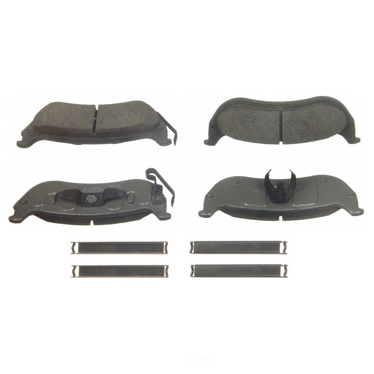 Rr Ceramic Brake Pads  Wagner  QC998