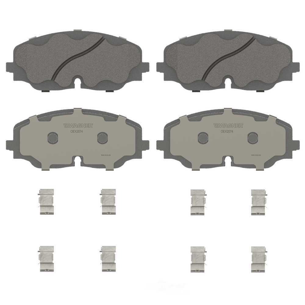 Frt Premium Ceramic Brake Pads  Wagner  OEX2074