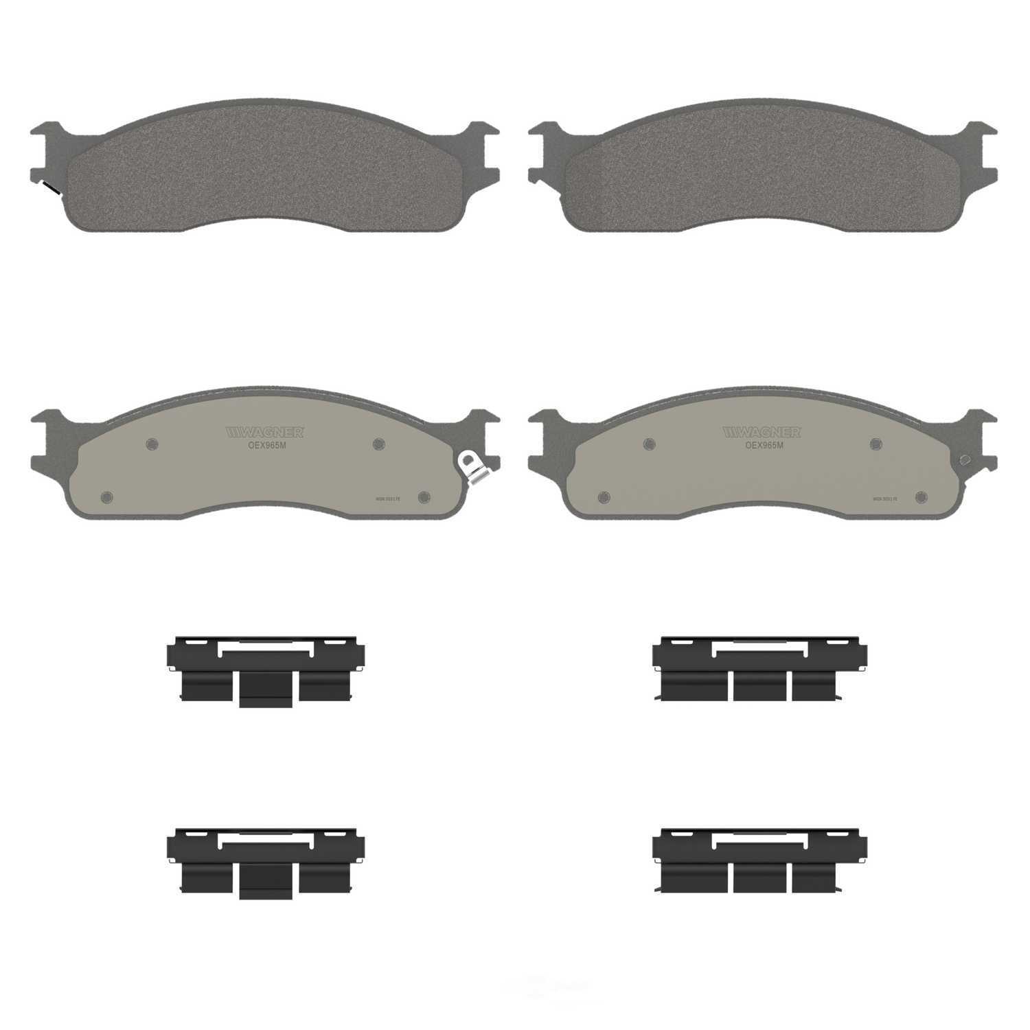Frt Premium Ceramic Brake Pads  Wagner  OEX965M