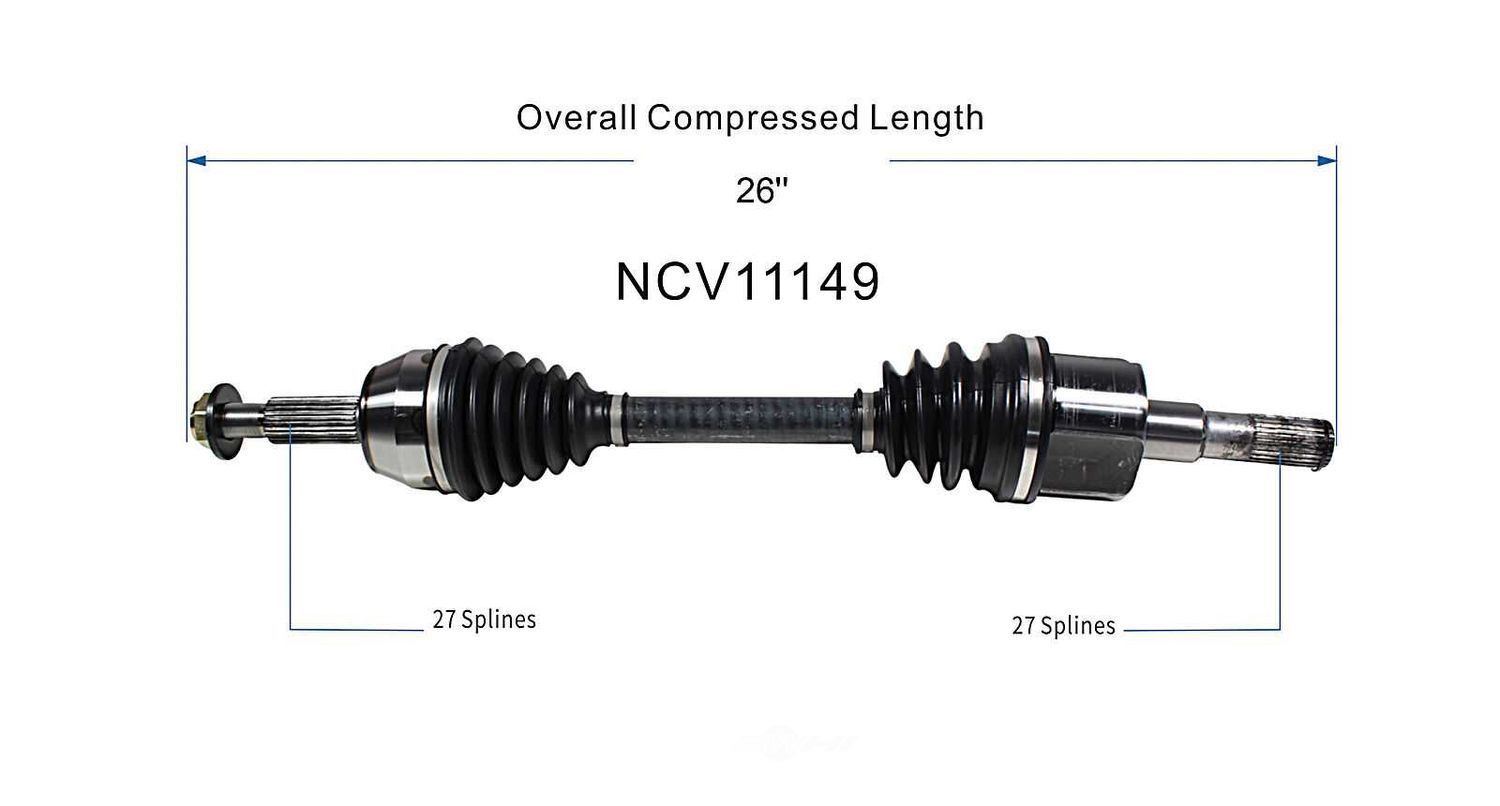 Left New CV Complete Assy   GSP North America   NCV11149