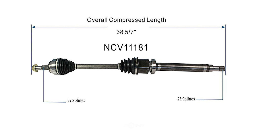 Right New CV Complete Assy   GSP North America   NCV11181