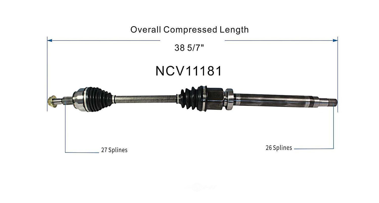 Right New CV Complete Assy   GSP North America   NCV11181