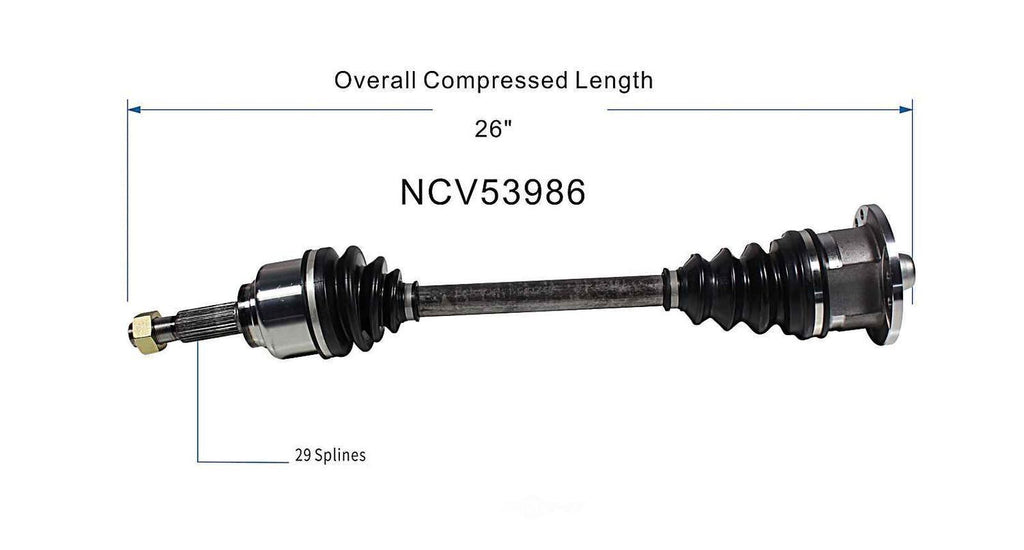 Right New CV Complete Assy   GSP North America   NCV53986