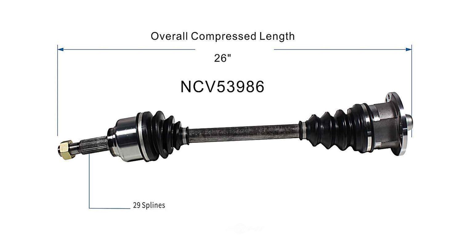 Right New CV Complete Assy   GSP North America   NCV53986