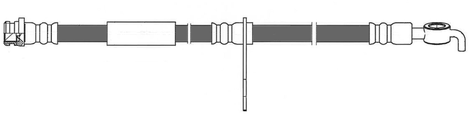 Frt Brake Hose  Centric Parts  150.61136