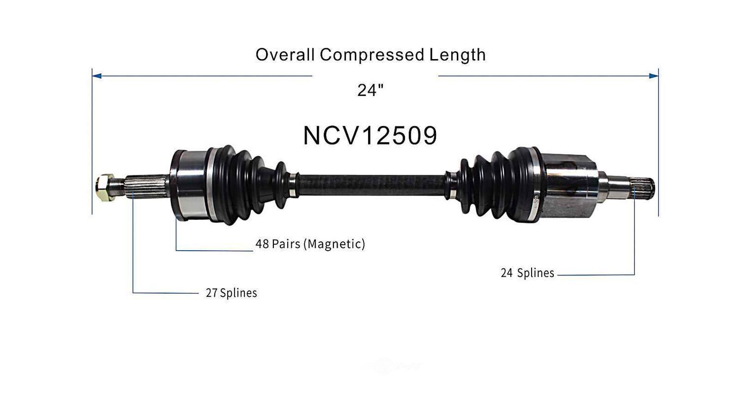 Right New CV Complete Assy   GSP North America   NCV12509