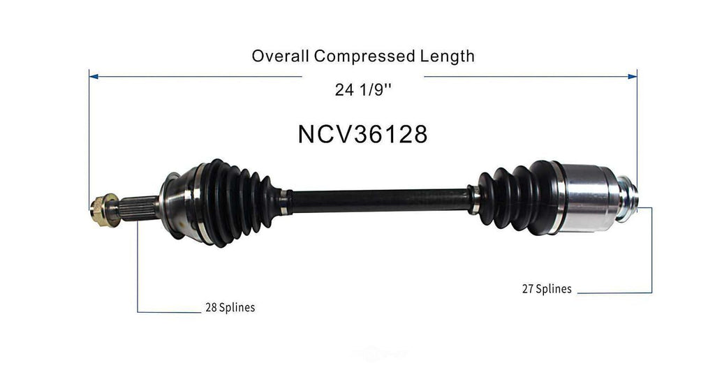 Right New CV Complete Assy   GSP North America   NCV36128