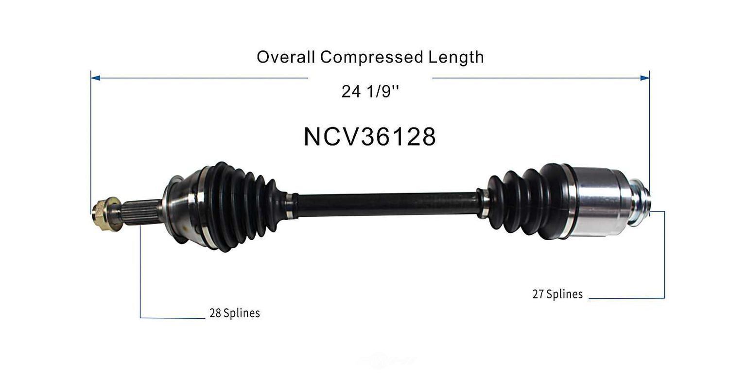 Right New CV Complete Assy   GSP North America   NCV36128