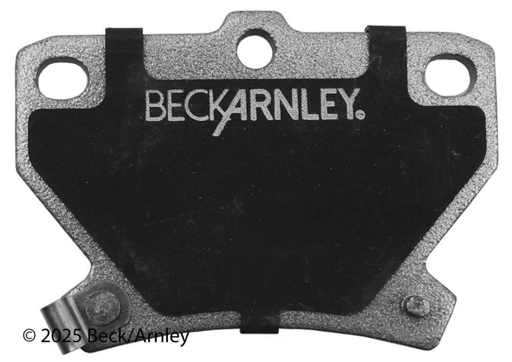 Rr Prem Brake Pads  Beck/Arnley  085-1636