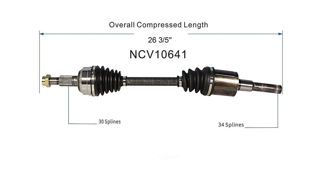 Left New CV Complete Assy   GSP North America   NCV10641