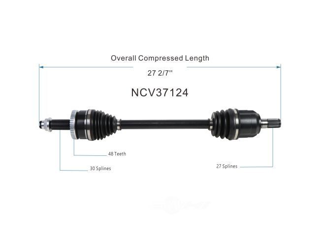 Left New CV Complete Assy   GSP North America   NCV37124