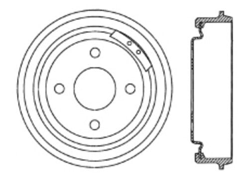 Rr Brake Drum   FVP   123.61032