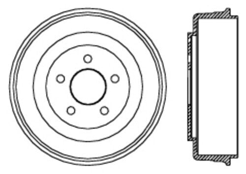 Rr Brake Drum   FVP   123.62036