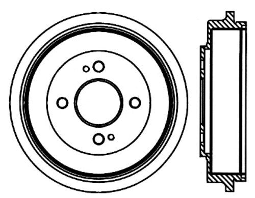 Rr Brake Drum   FVP   123.40014