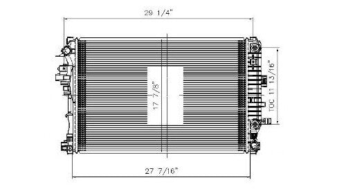 Radiator  TYC  13574