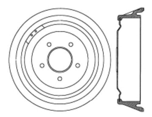 Rr Brake Drum   FVP   123.66002