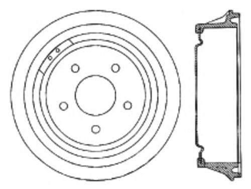Rr Brake Drum   FVP   123.66028
