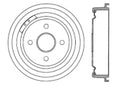 Rr Brake Drum   FVP   123.61001