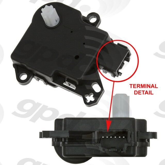 Heater Blend Door/Water Shutoff Actuator   Global Parts Distributors   1712291