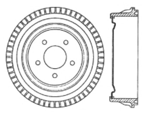Rr Brake Drum   FVP   123.66031