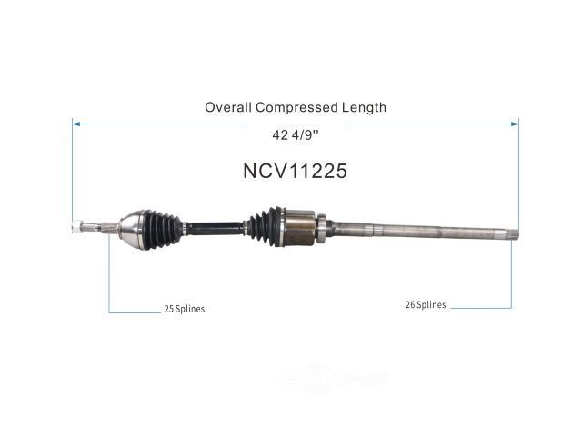 Right New CV Complete Assy   GSP North America   NCV11225