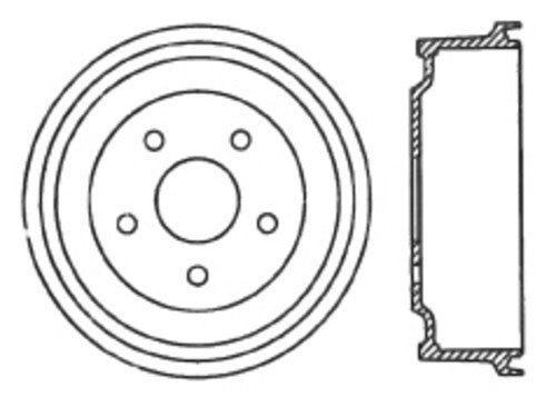 Rr Brake Drum   FVP   123.67038