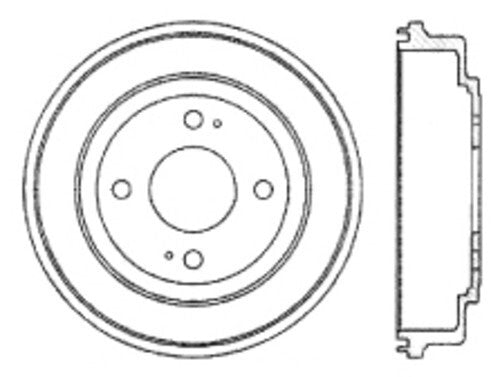 Rr Brake Drum   FVP   123.40009