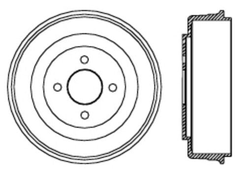 Rr Brake Drum   FVP   123.62035