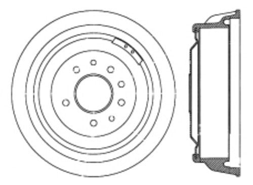Rr Brake Drum   FVP   123.62018