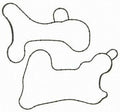 Water Pump Mounting Gasket  Mahle Original  K32670