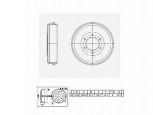 Rr Brake Drum   FVP   666473